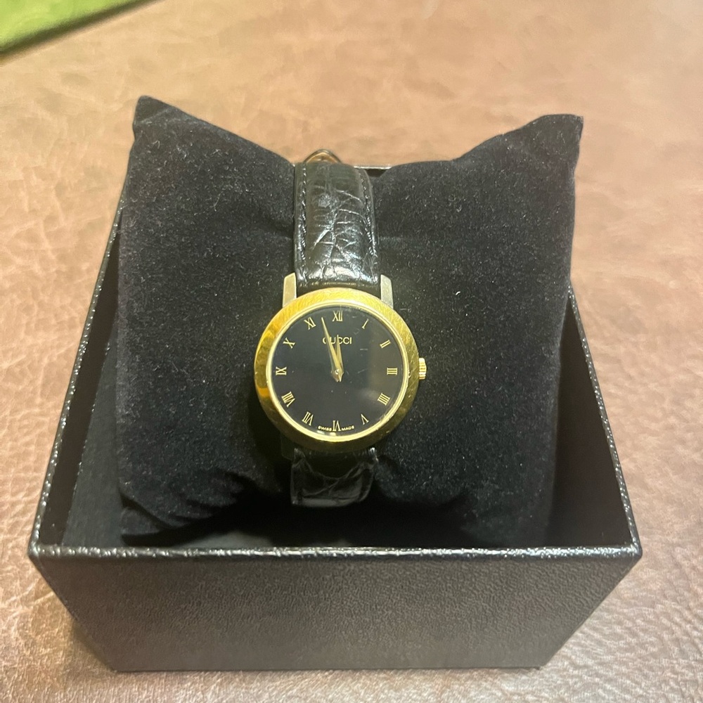 Gucci Black and Gold  Watch